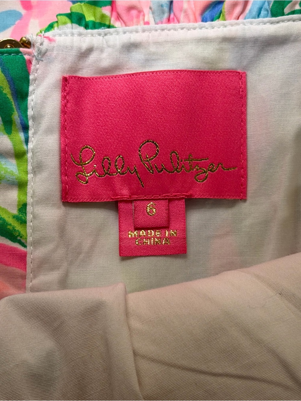 Lilly Pulitzer Size 6 Totally Blossom Brenda Stretch Mini Dress Preppy Resort - Picture 3 of 7